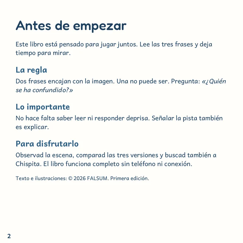 Antes de empezar