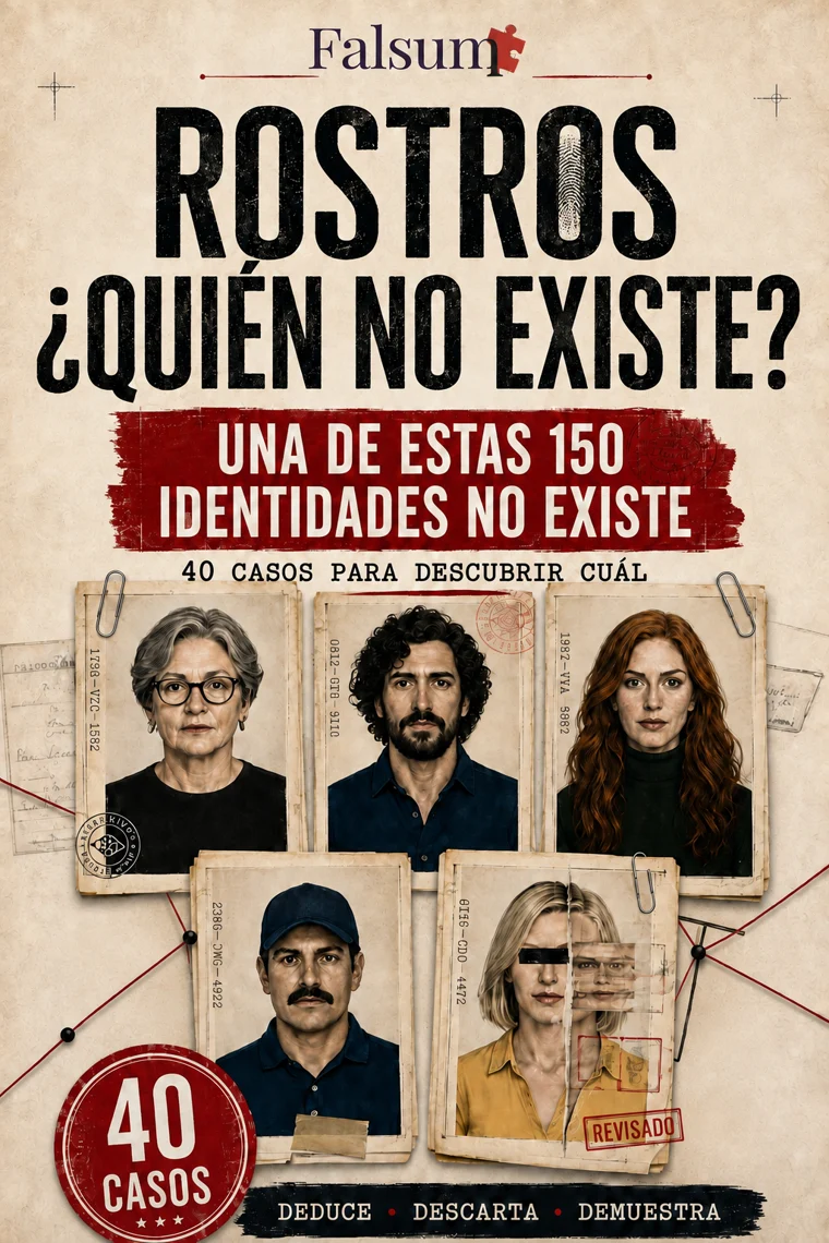 Portada de Rostros ¿Quién no existe?