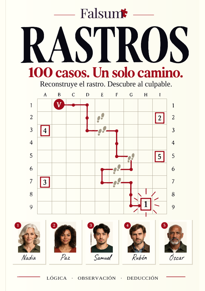 Portada de Rastros, muestra 02